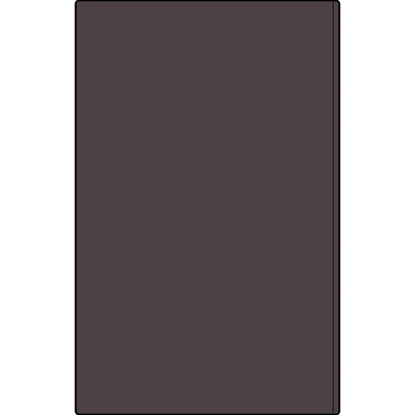 Fitness Journal — "Official Fitness" Engraved Vegan Leather Workout Log