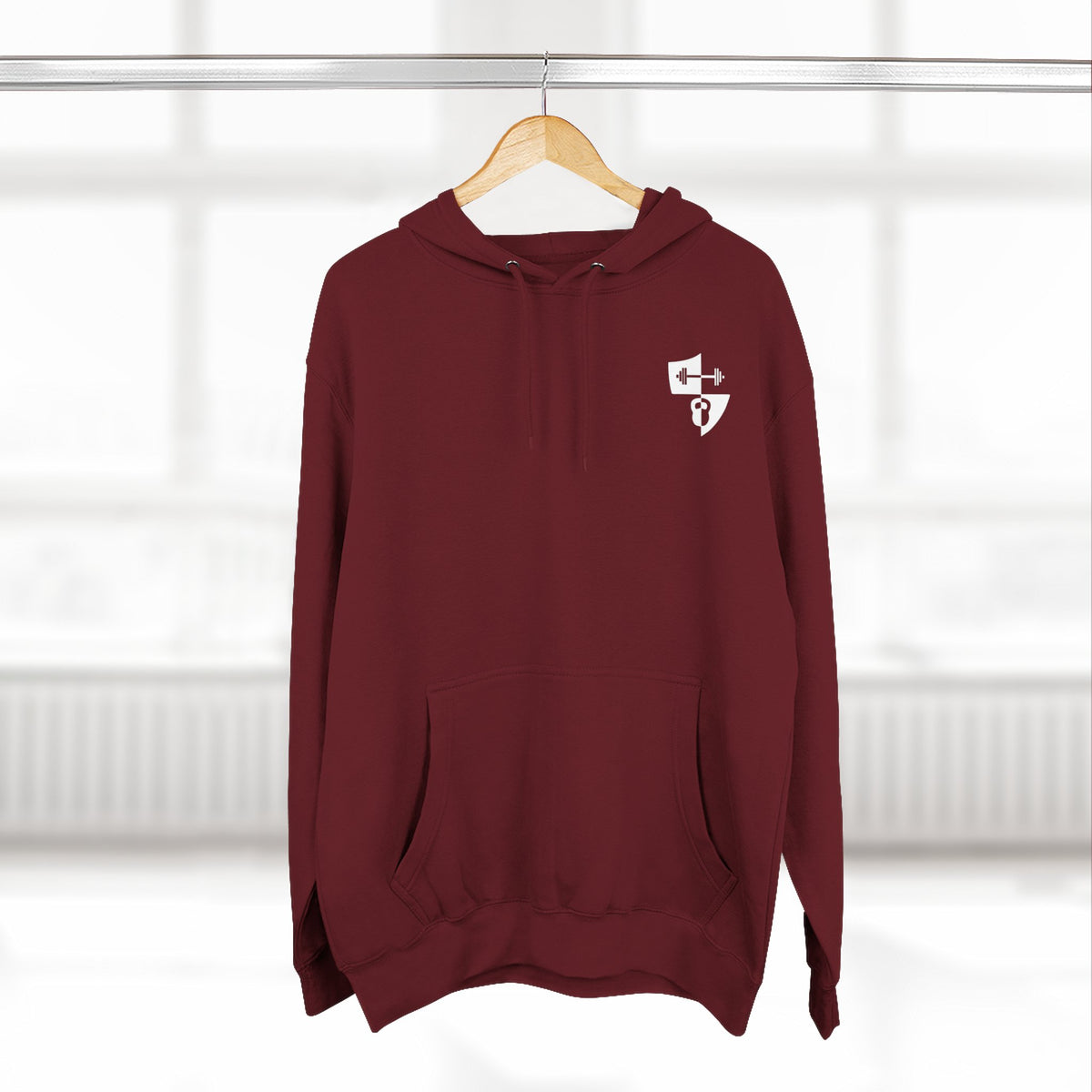 Anniversary Hoodie — Small Chest Logo Fleece Pullover