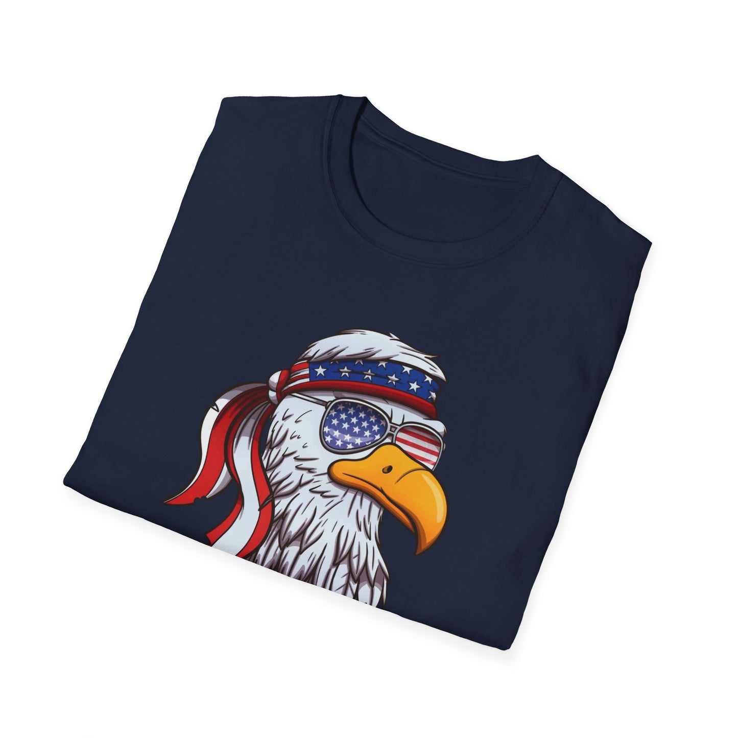 1776 OFW Patriotic Eagle T-Shirt — American Flag Bald Eagle Tee