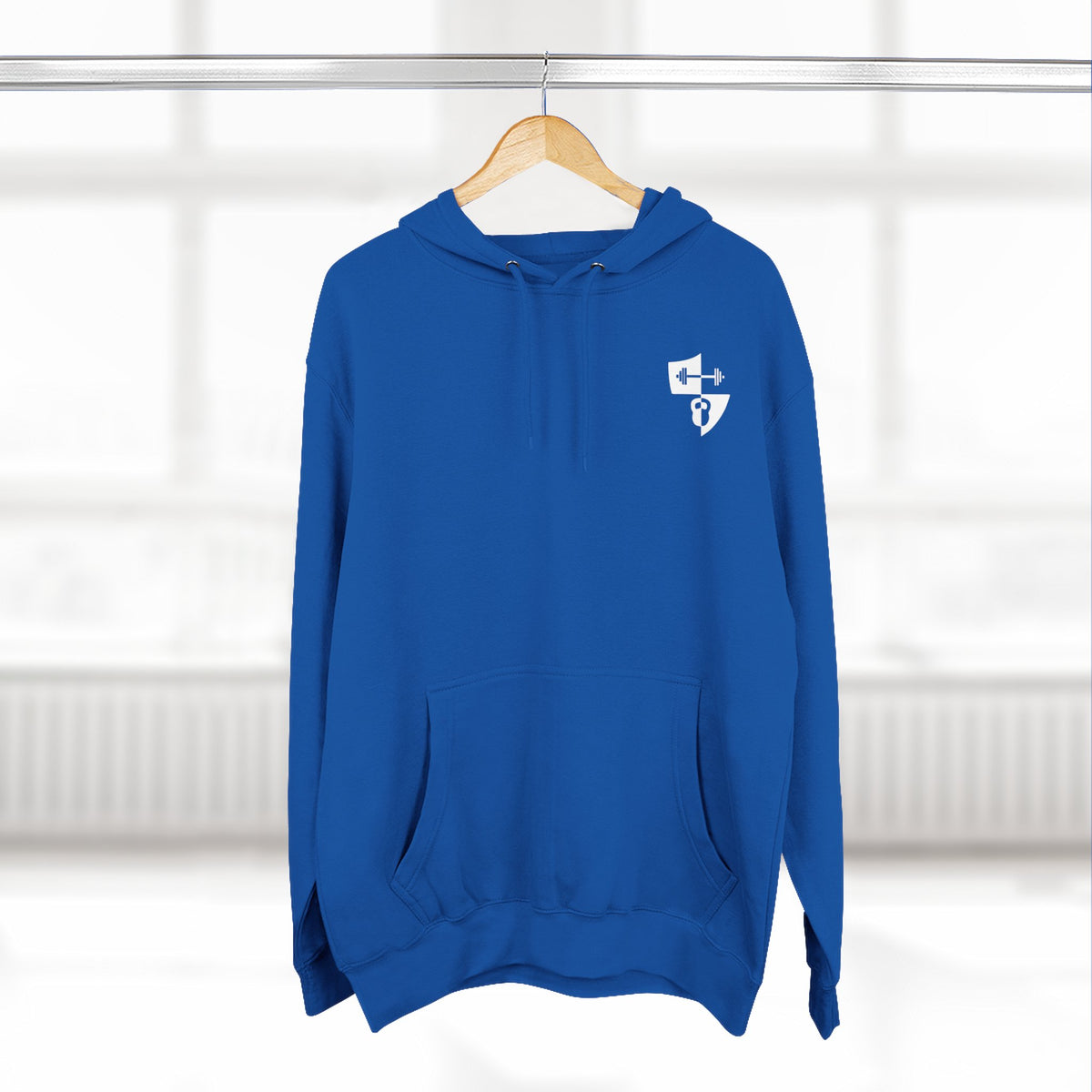 Anniversary Hoodie — Small Chest Logo Fleece Pullover