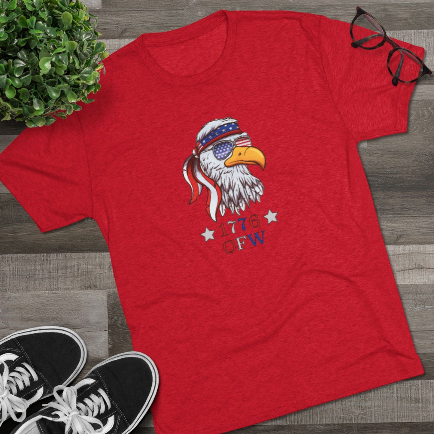 Patriotic Eagle '1776 OFW' Tee