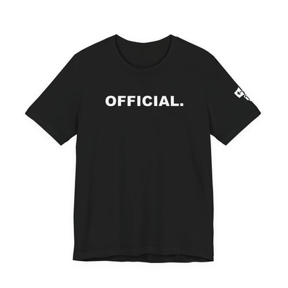 Official. Graphic Tee — Bold Minimalist Text T‑Shirt