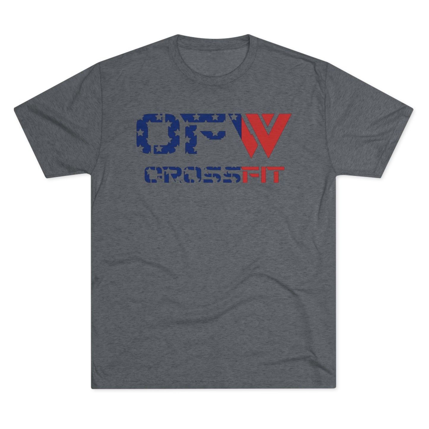 OFW CrossFit Patriotic Tee — American Flag Workout Shirt