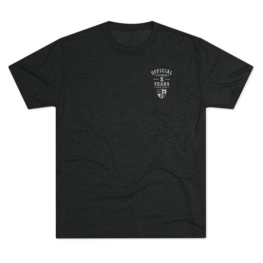 Crew Tee - 'Official' Ten Year Anniversary Vintage Shield Logo Chest Pocket T-Shirt