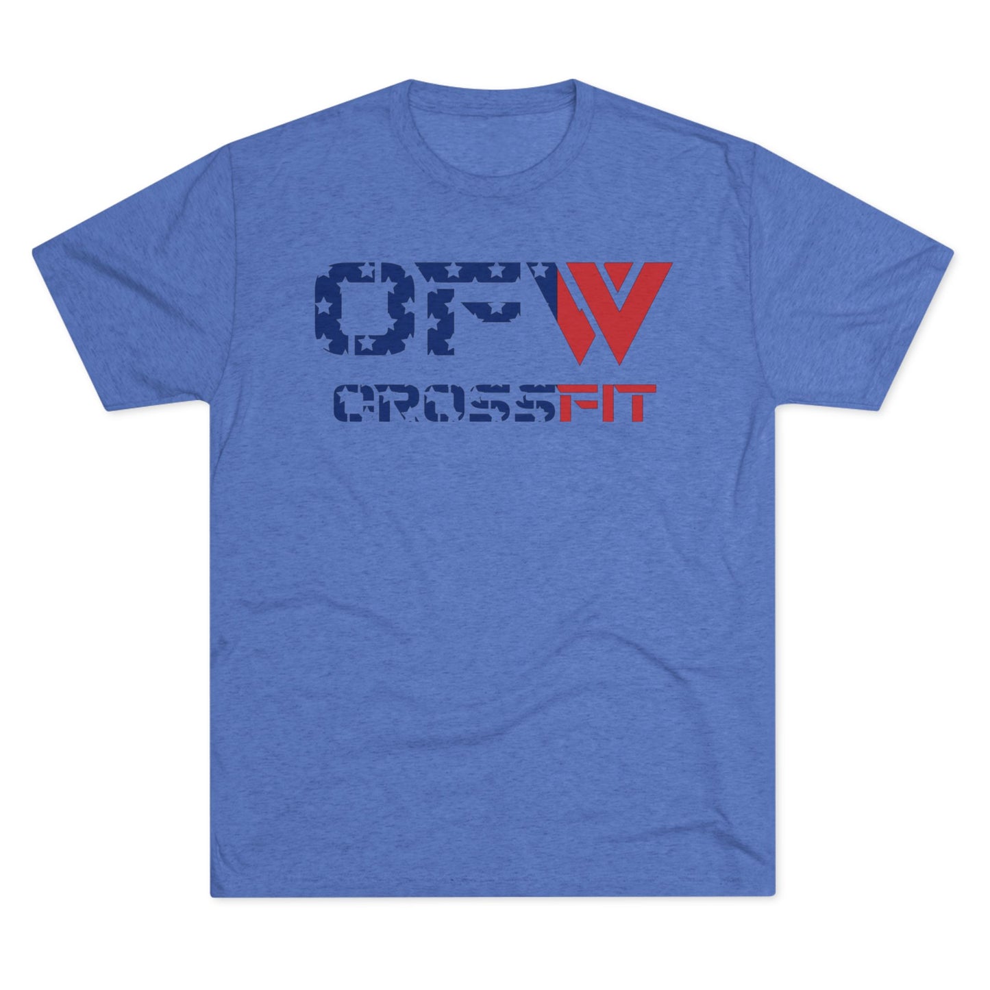 OFW CrossFit Patriotic Tee — American Flag Workout Shirt