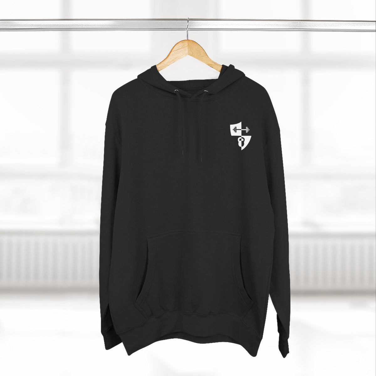 Anniversary Hoodie — Small Chest Logo Fleece Pullover
