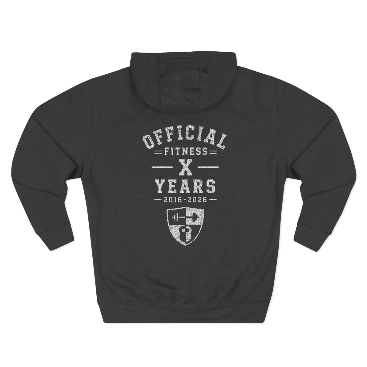 Anniversary Hoodie — Small Chest Logo Fleece Pullover