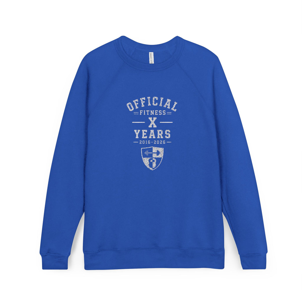 Official Fitness X Years Sweatshirt – Anniversary Gym Crewneck