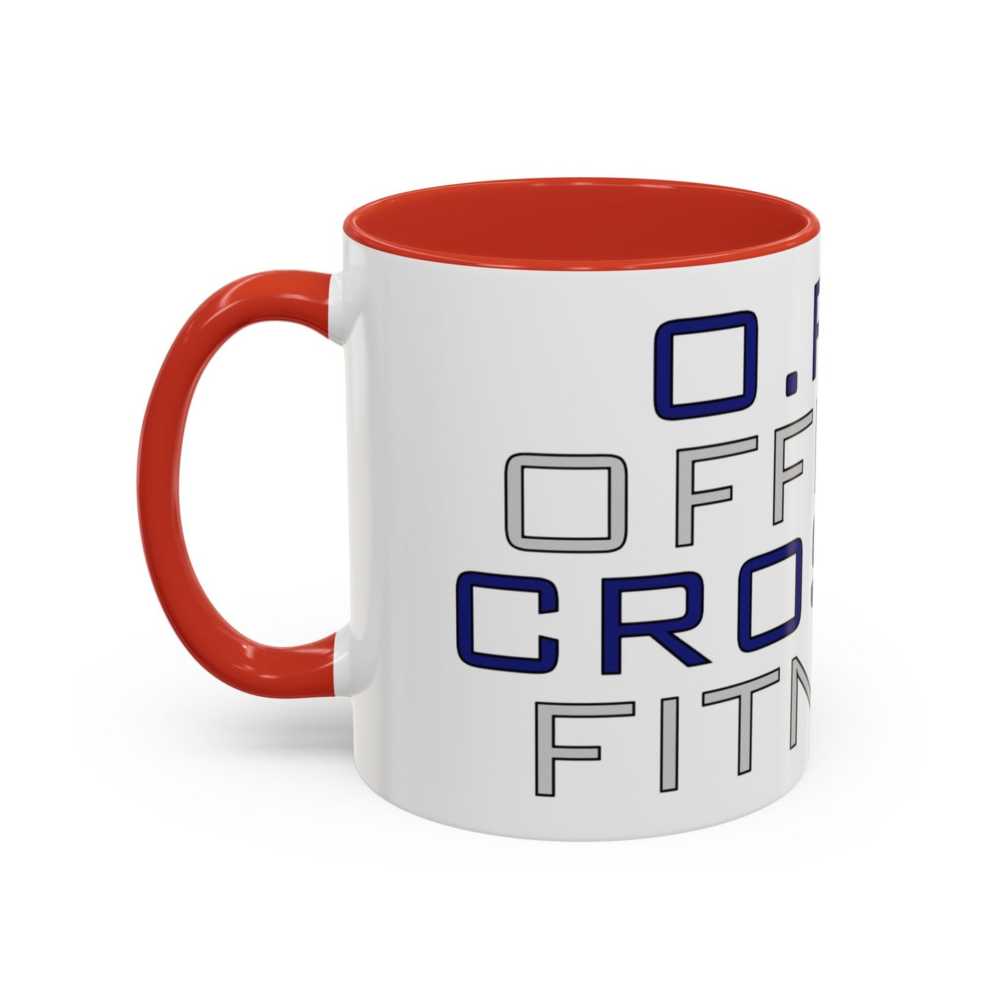 CrossFit Official Fitness Accent Coffee Mug – D.F.W. Gym Motivational Coffee Cup (11/15oz)