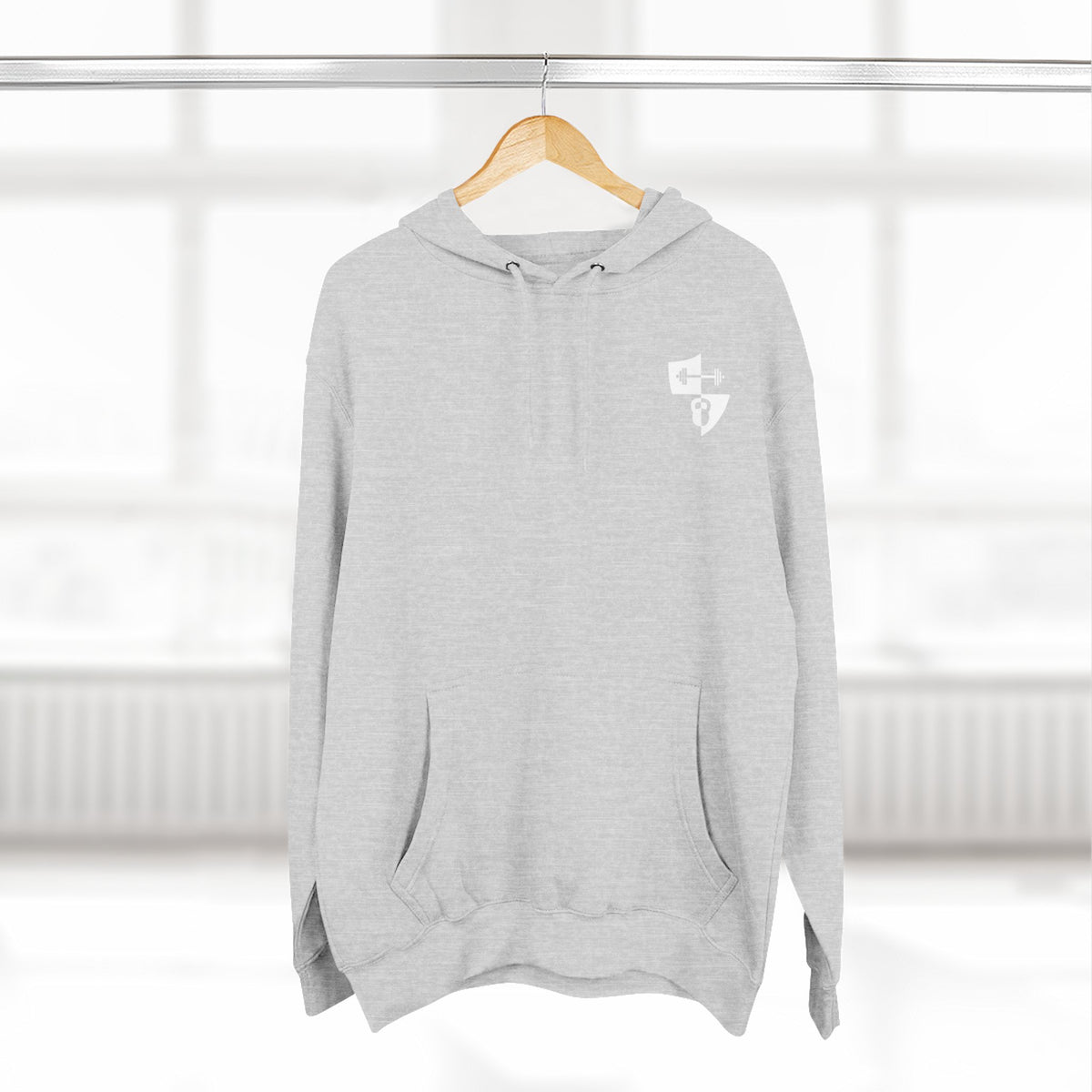 Anniversary Hoodie — Small Chest Logo Fleece Pullover