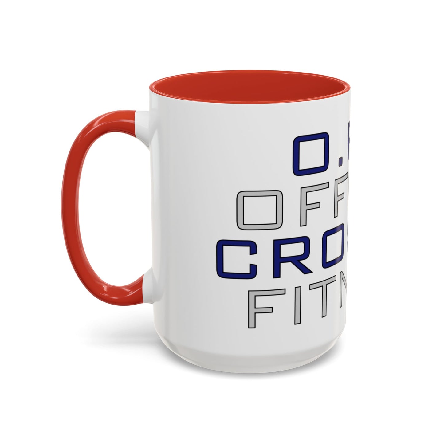 CrossFit Official Fitness Accent Coffee Mug – D.F.W. Gym Motivational Coffee Cup (11/15oz)