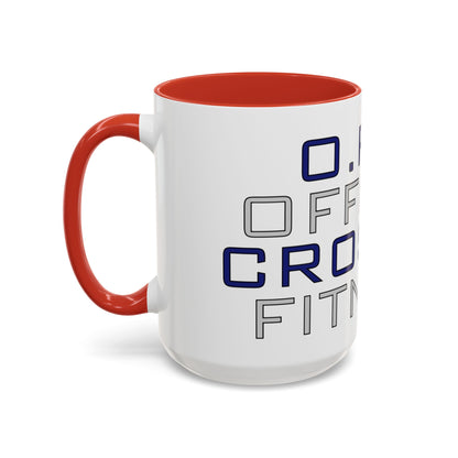 CrossFit Official Fitness Accent Coffee Mug – D.F.W. Gym Motivational Coffee Cup (11/15oz)