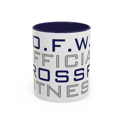CrossFit Official Fitness Accent Coffee Mug – D.F.W. Gym Motivational Coffee Cup (11/15oz)