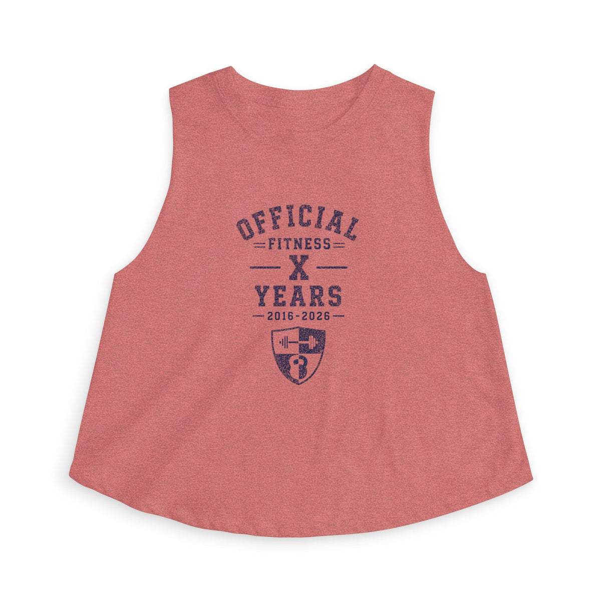 Official Fitness X Years Women's Crop Top – Anniversary Workout Tank