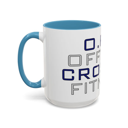 CrossFit Official Fitness Accent Coffee Mug – D.F.W. Gym Motivational Coffee Cup (11/15oz)
