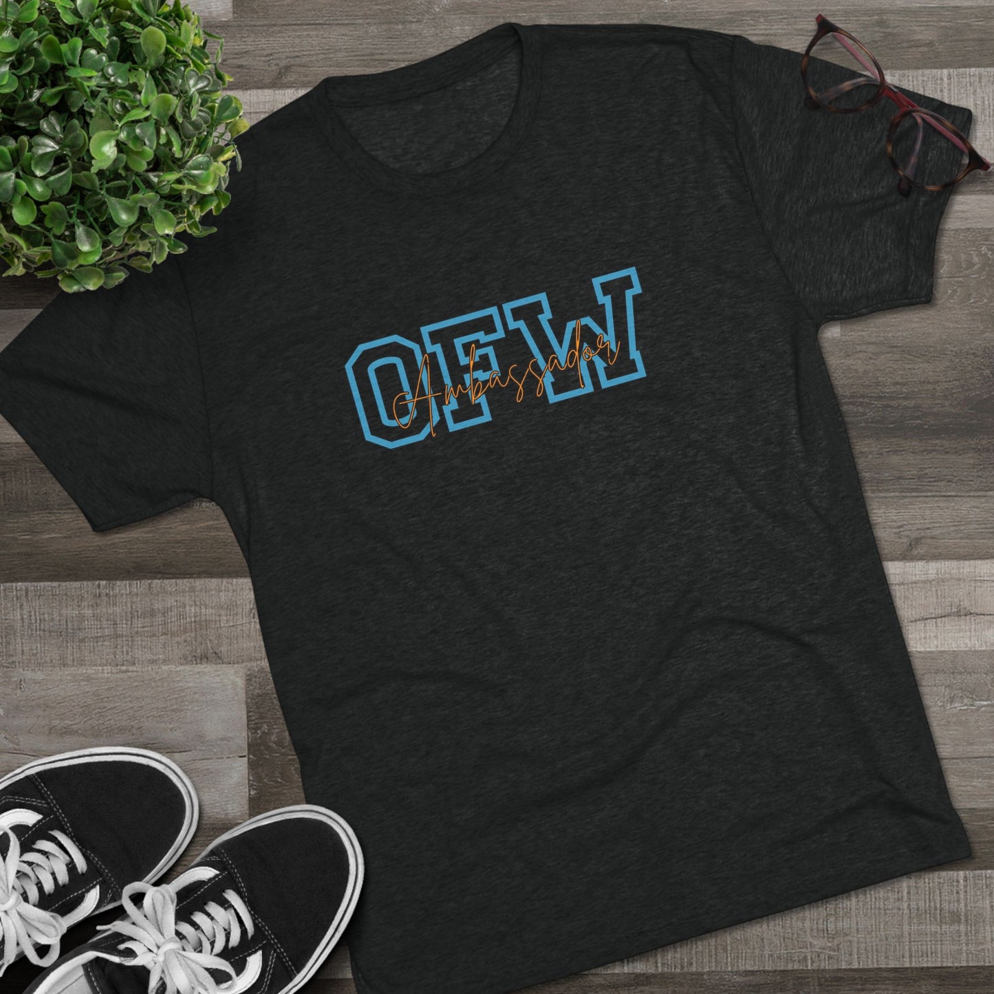 OFW Ambassador Tee — "Strength Shared Is Strength Multiplied" Crew Shirt