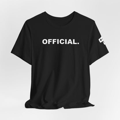 Official. Graphic Tee — Bold Minimalist Text T‑Shirt