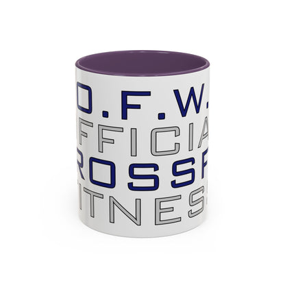 CrossFit Official Fitness Accent Coffee Mug – D.F.W. Gym Motivational Coffee Cup (11/15oz)
