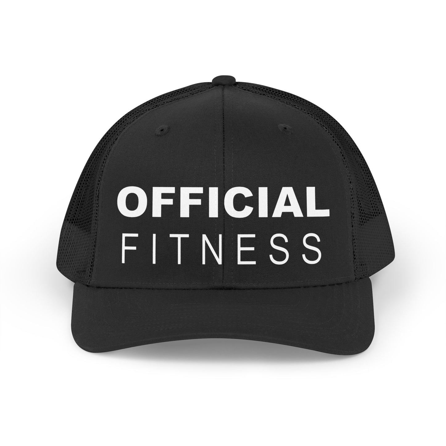 Trucker Hat — “Official Fitness” Retro Mesh Cap