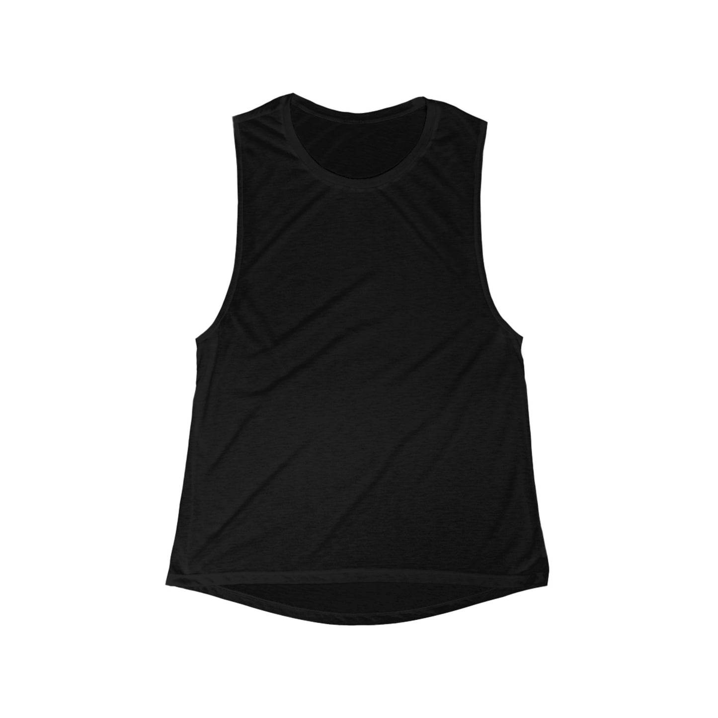OFW CrossFit Women’s Flowy Scoop Muscle Tank — Lightweight Black Workout & Casual Tank