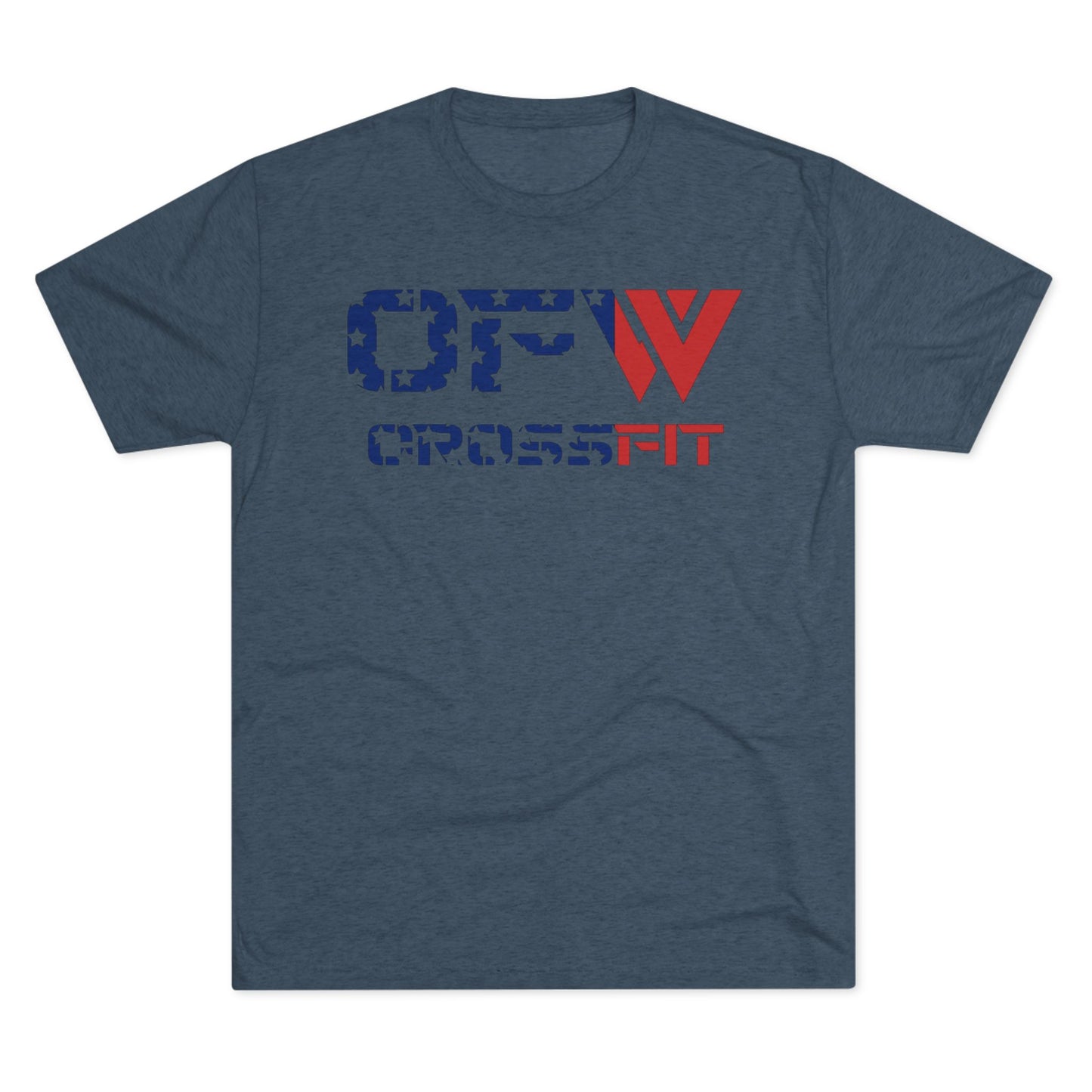 OFW CrossFit Patriotic Tee — American Flag Workout Shirt