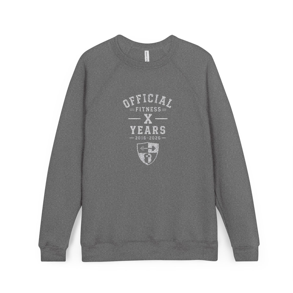 Official Fitness X Years Sweatshirt – Anniversary Gym Crewneck