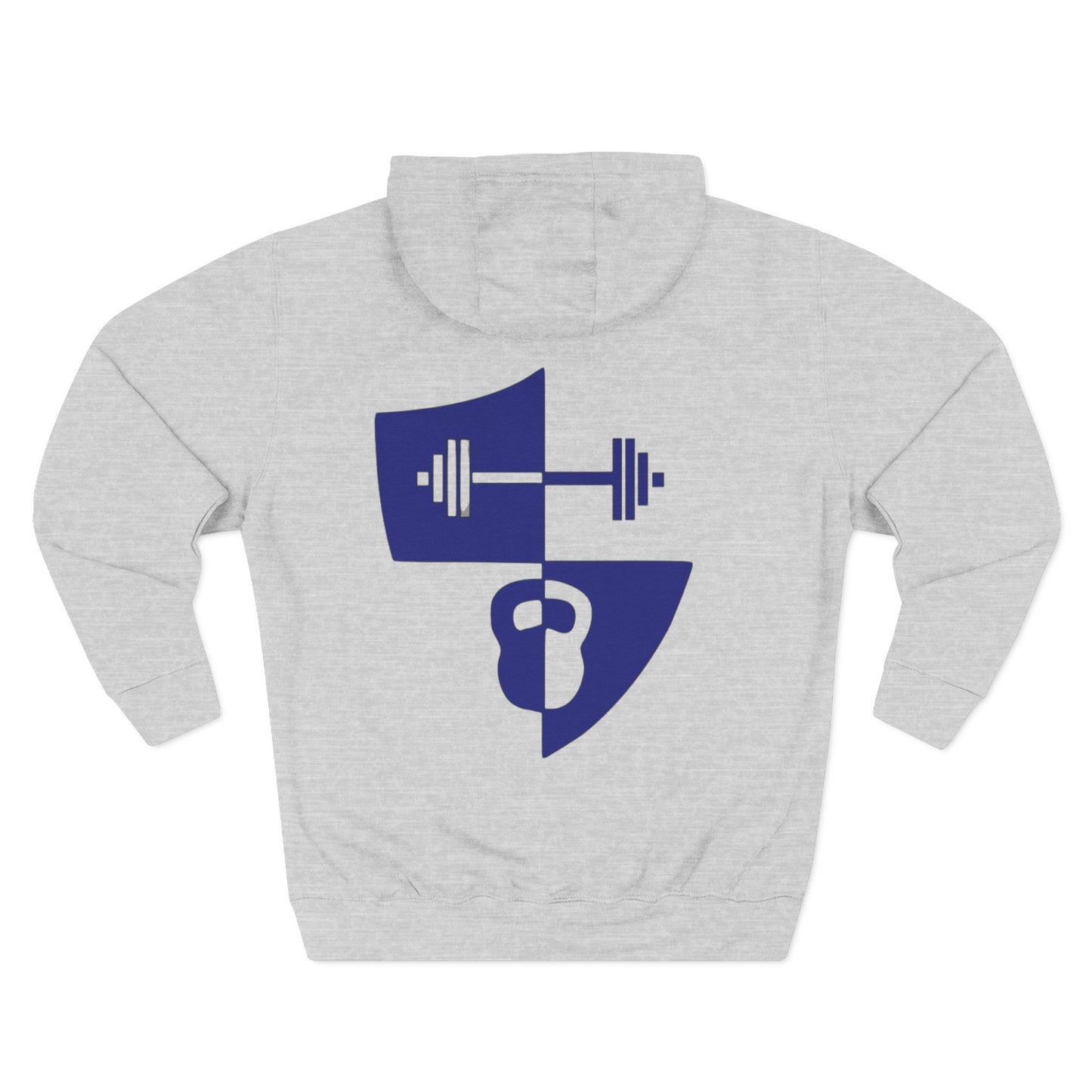 Official CrossFit Fitness Hoodie — O.F.W. Gym Pullover with Kettlebell & Barbell Crest