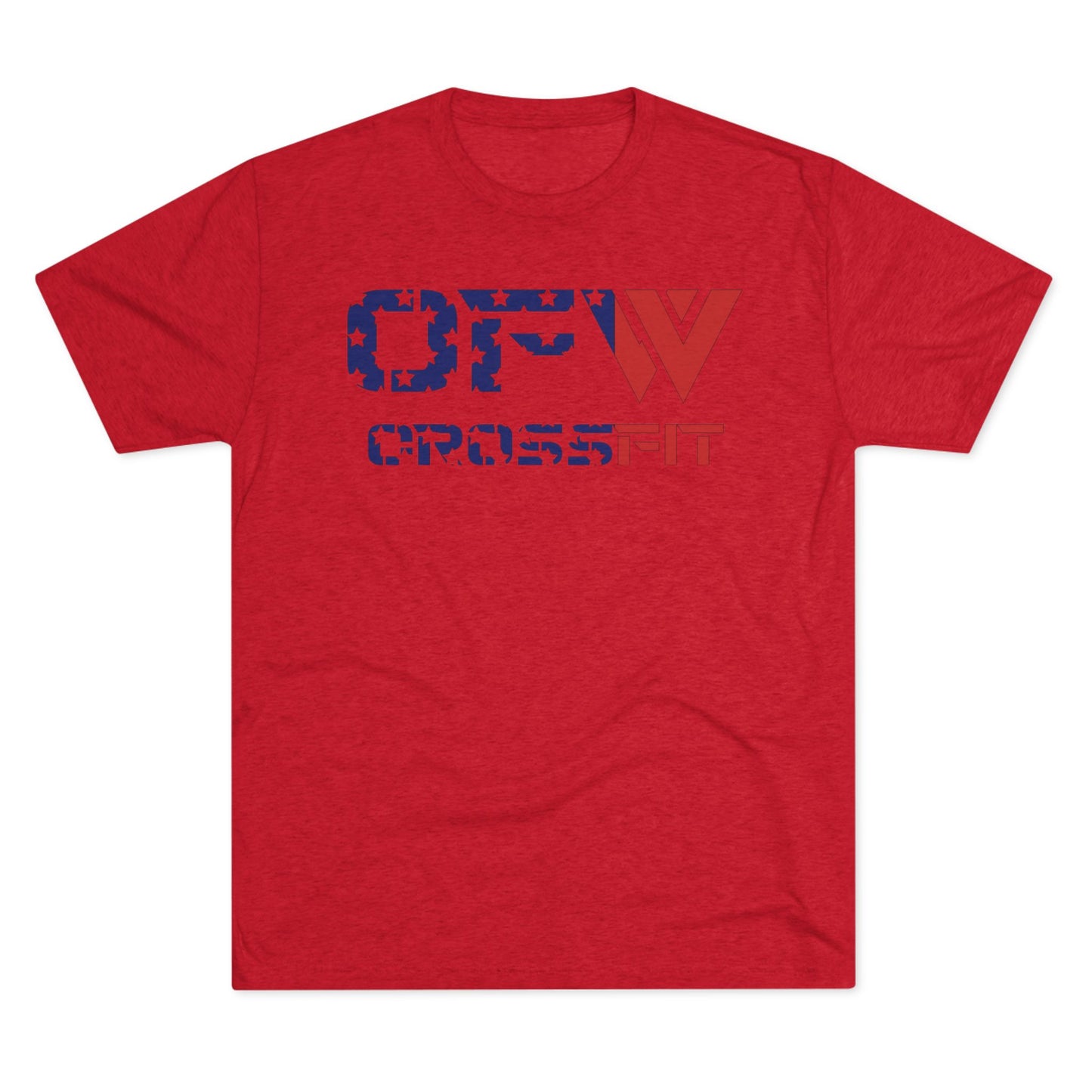 OFW CrossFit Patriotic Tee — American Flag Workout Shirt