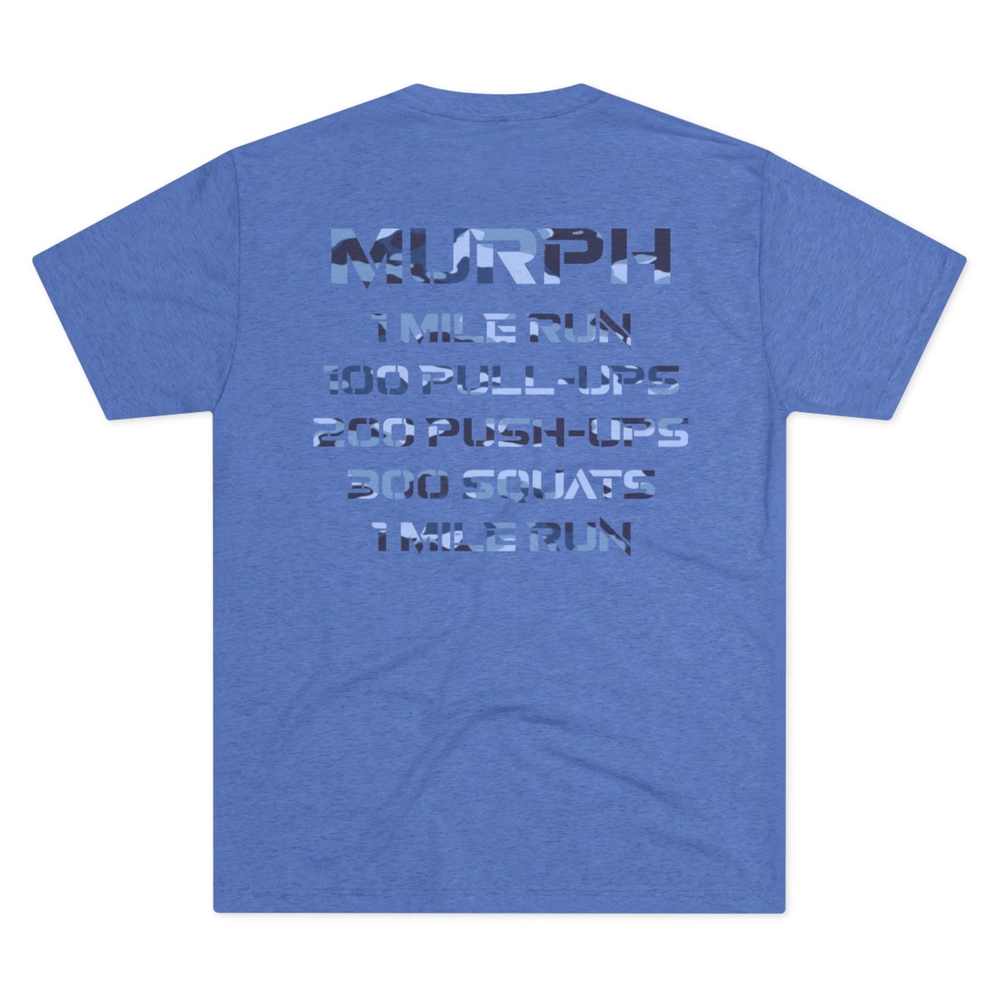 MURPH Tee — “Official Fitness” Front & MURPH Workout Back (Murph WOD CrossFit Tribute)