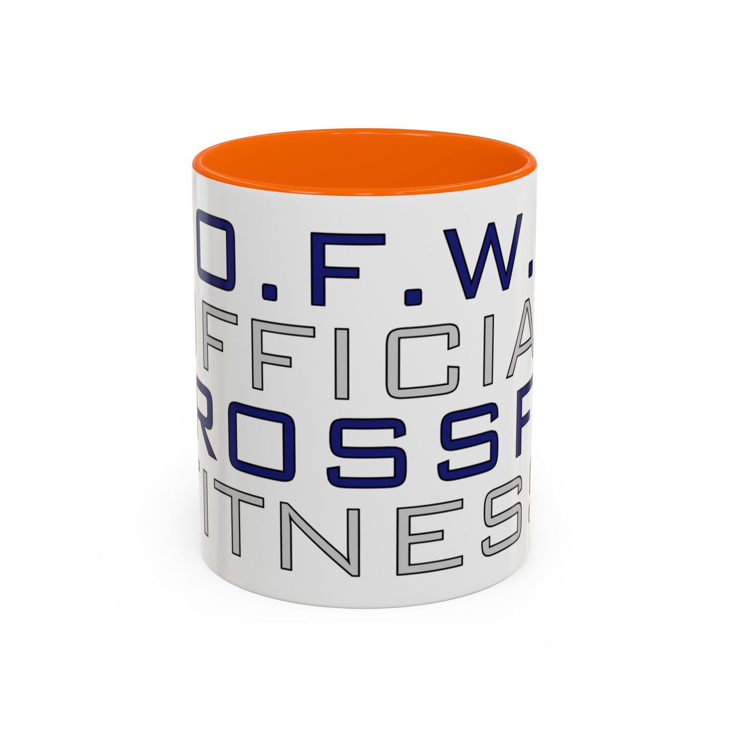 CrossFit Official Fitness Accent Coffee Mug – D.F.W. Gym Motivational Coffee Cup (11/15oz)