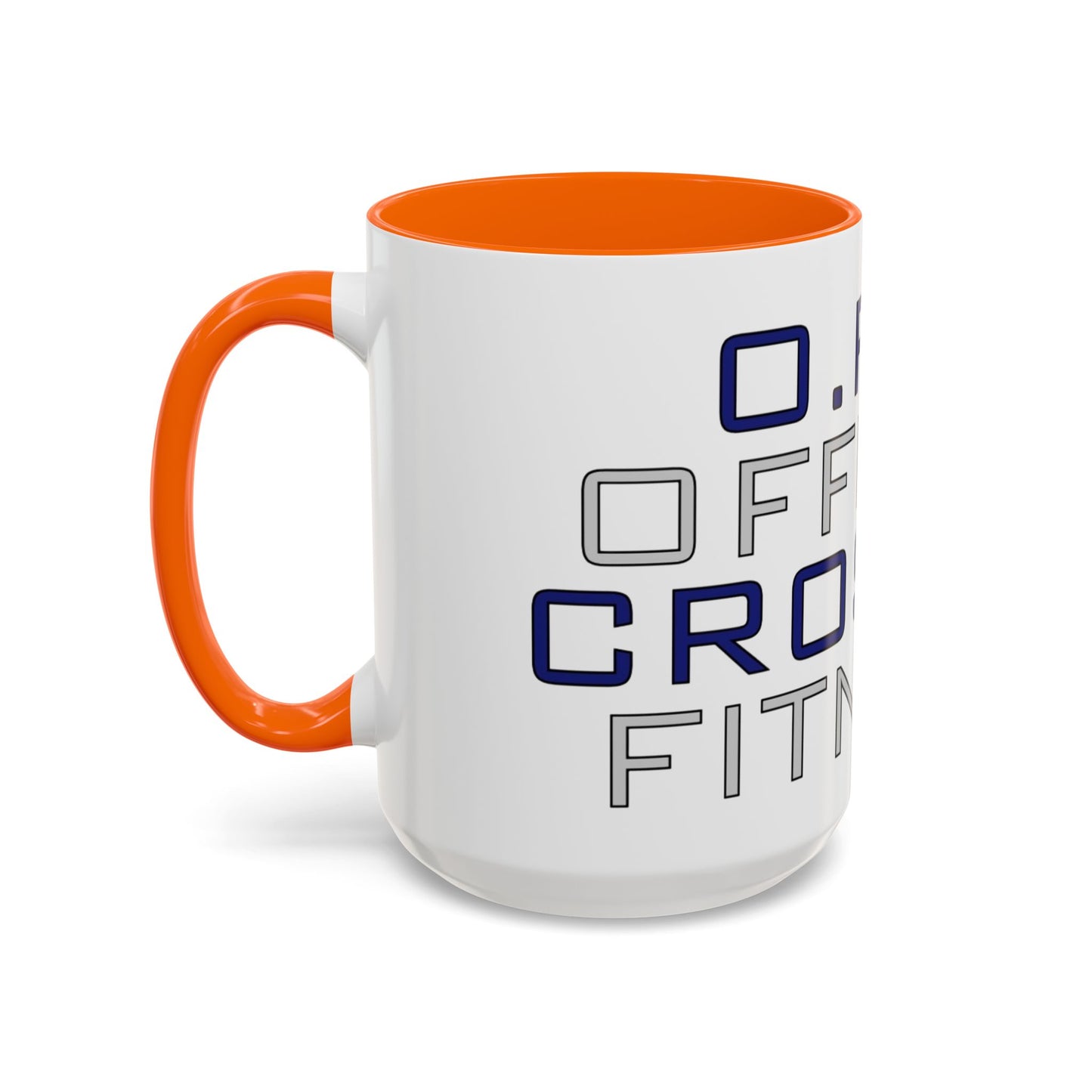 CrossFit Official Fitness Accent Coffee Mug – D.F.W. Gym Motivational Coffee Cup (11/15oz)