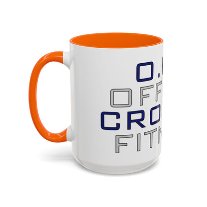 CrossFit Official Fitness Accent Coffee Mug – D.F.W. Gym Motivational Coffee Cup (11/15oz)