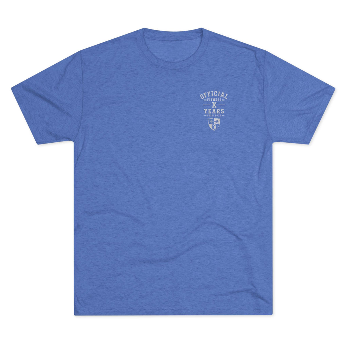 Crew Tee - 'Official' Ten Year Anniversary Vintage Shield Logo Chest Pocket T-Shirt