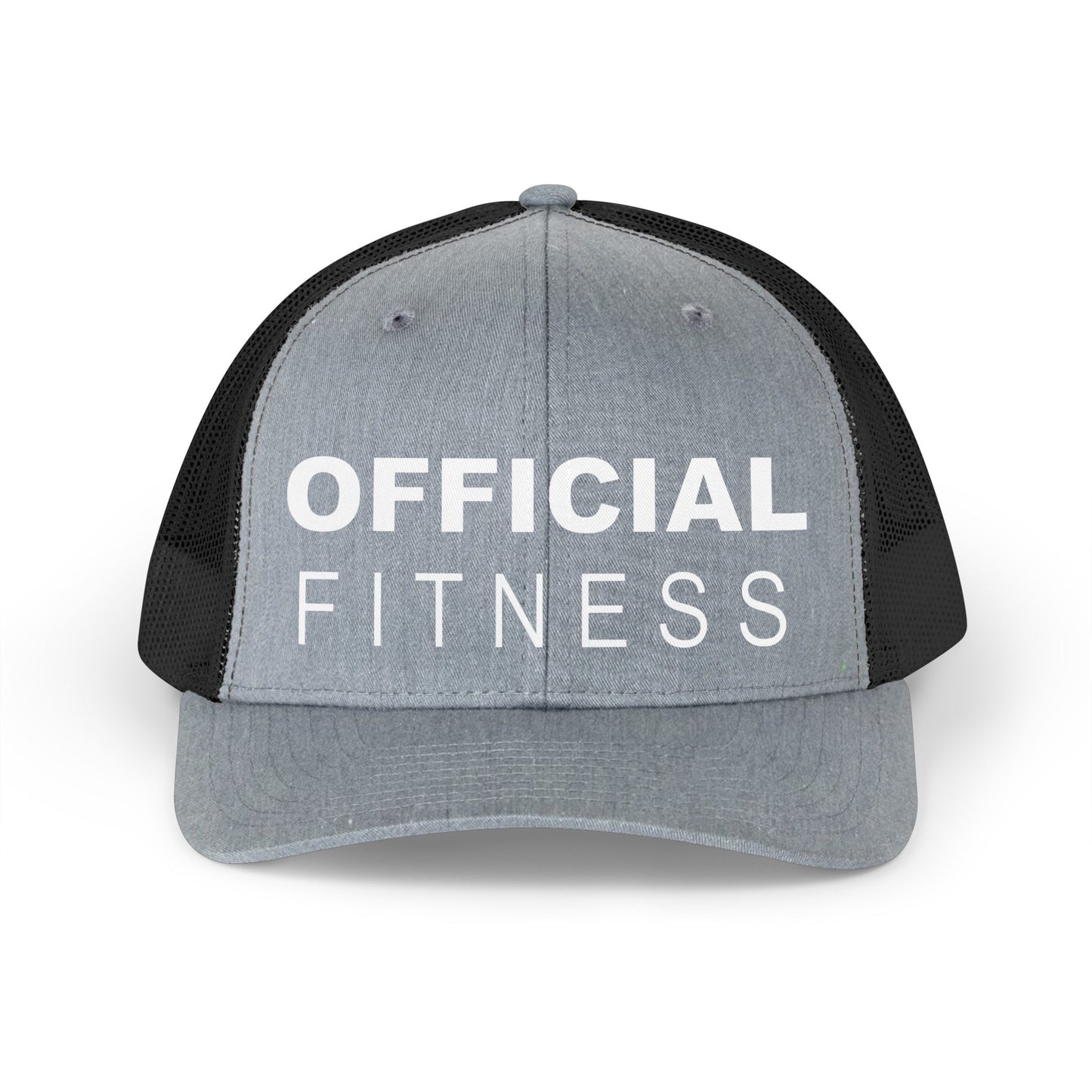 Trucker Hat — “Official Fitness” Retro Mesh Cap