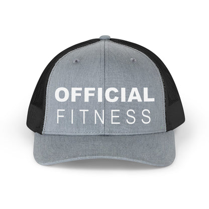 Trucker Hat — “Official Fitness” Retro Mesh Cap