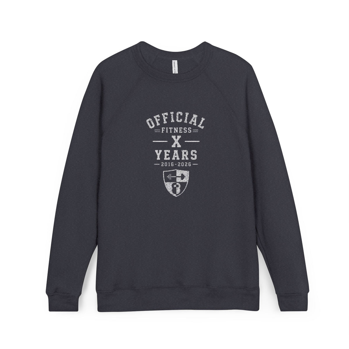 Official Fitness X Years Sweatshirt – Anniversary Gym Crewneck