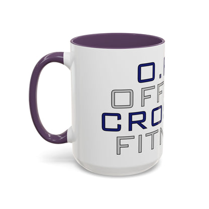 CrossFit Official Fitness Accent Coffee Mug – D.F.W. Gym Motivational Coffee Cup (11/15oz)