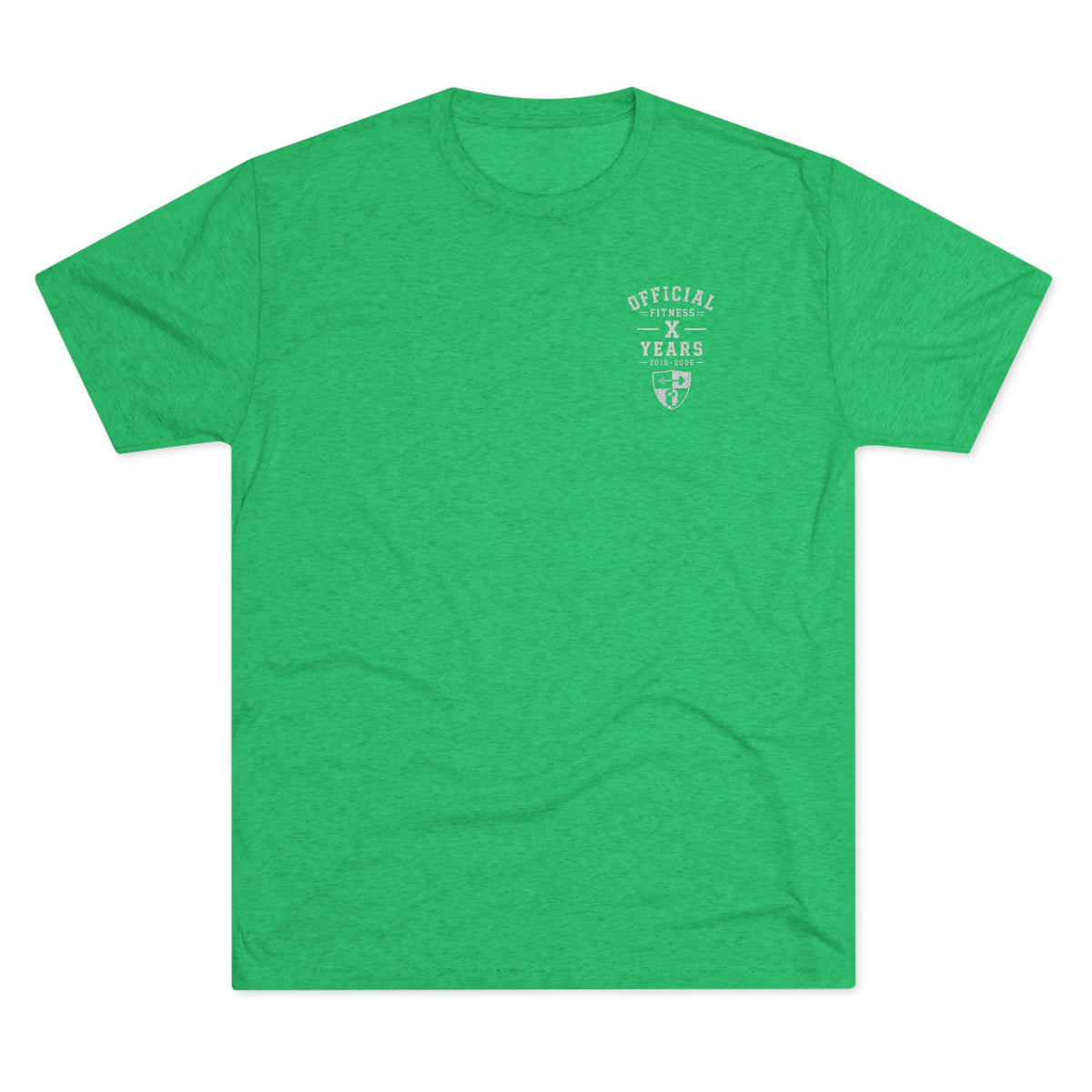 Crew Tee - 'Official' Ten Year Anniversary Vintage Shield Logo Chest Pocket T-Shirt