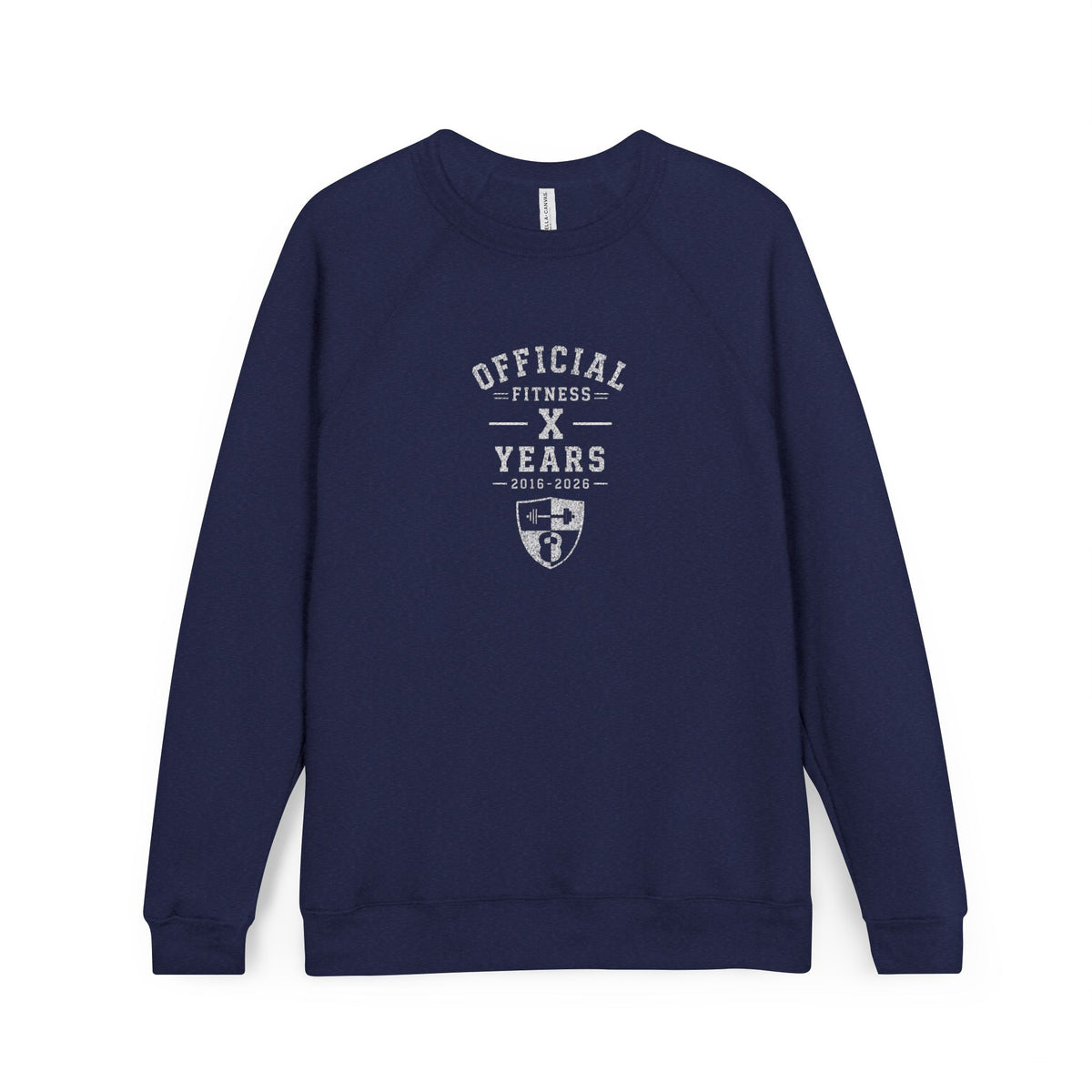 Official Fitness X Years Sweatshirt – Anniversary Gym Crewneck