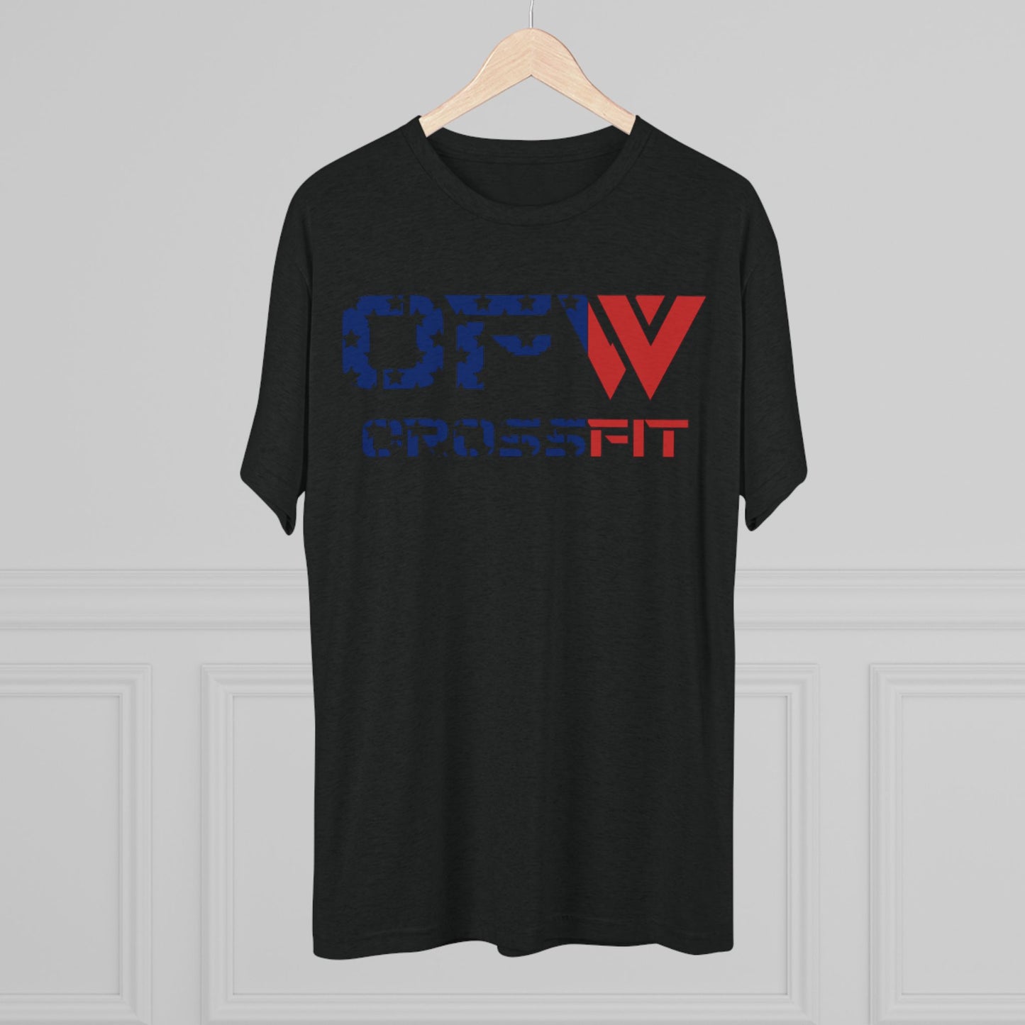 OFW CrossFit Patriotic Tee — American Flag Workout Shirt