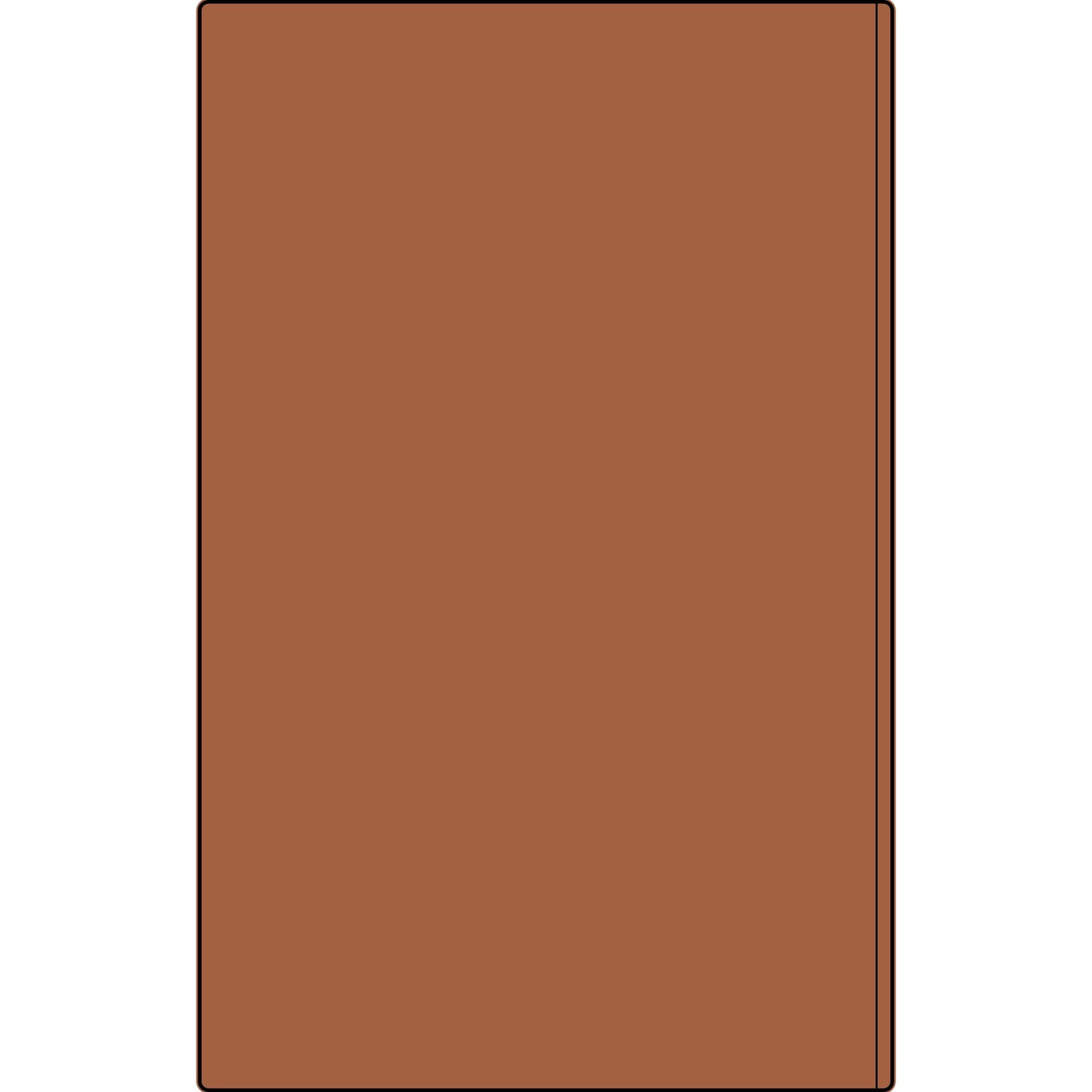 Fitness Journal — "Official Fitness" Engraved Vegan Leather Workout Log