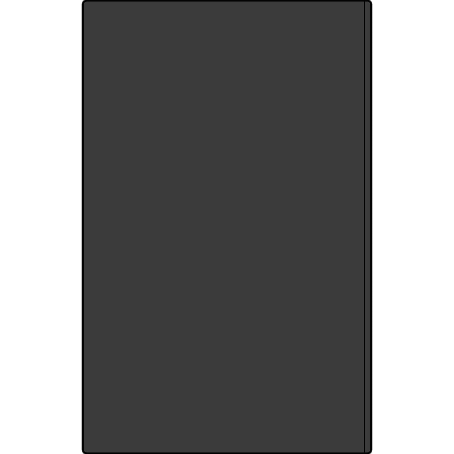 Fitness Journal — "Official Fitness" Engraved Vegan Leather Workout Log