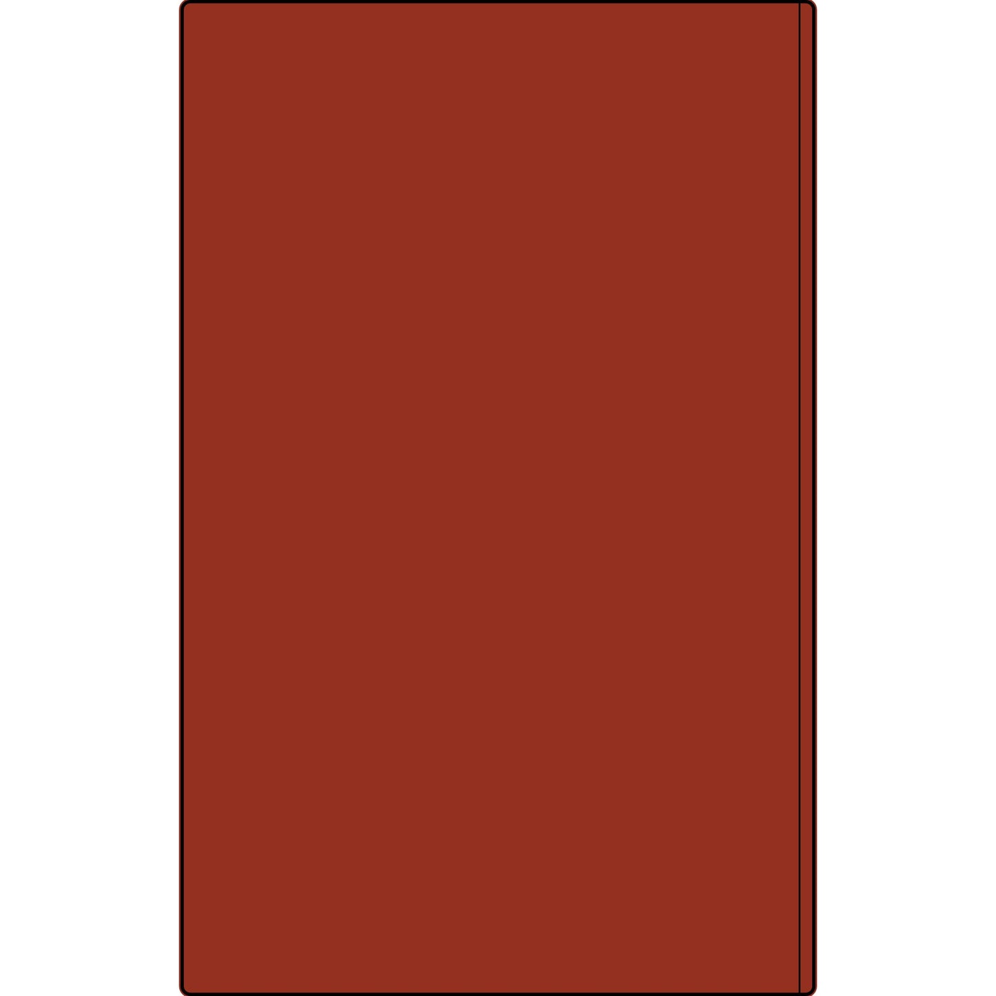 Fitness Journal — "Official Fitness" Engraved Vegan Leather Workout Log