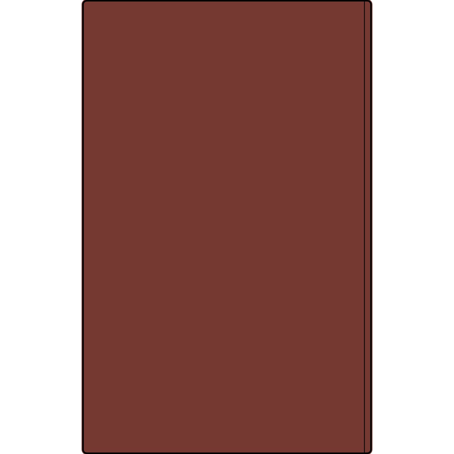 Fitness Journal — "Official Fitness" Engraved Vegan Leather Workout Log