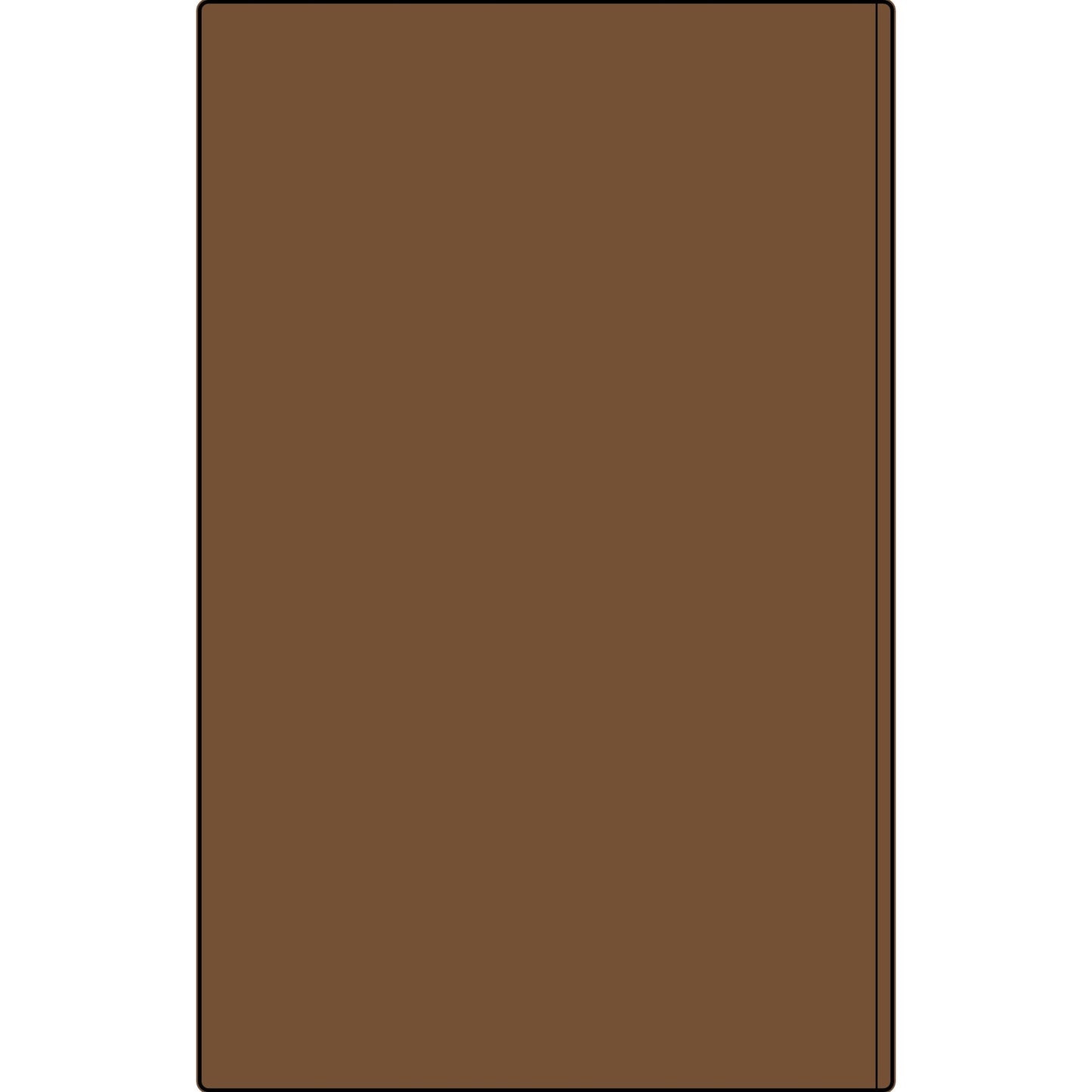 Fitness Journal — "Official Fitness" Engraved Vegan Leather Workout Log