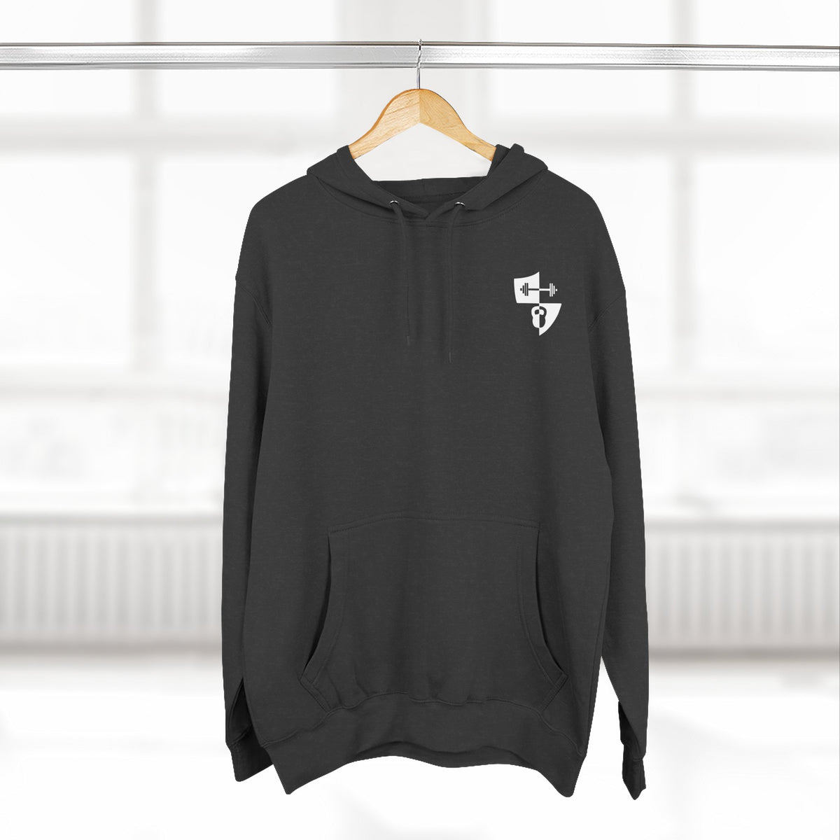 Anniversary Hoodie — Small Chest Logo Fleece Pullover