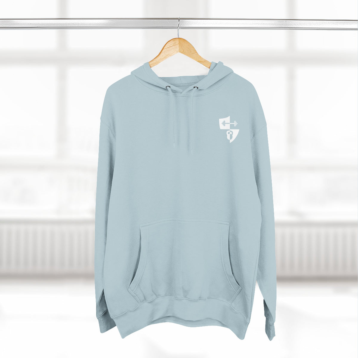 Anniversary Hoodie — Small Chest Logo Fleece Pullover