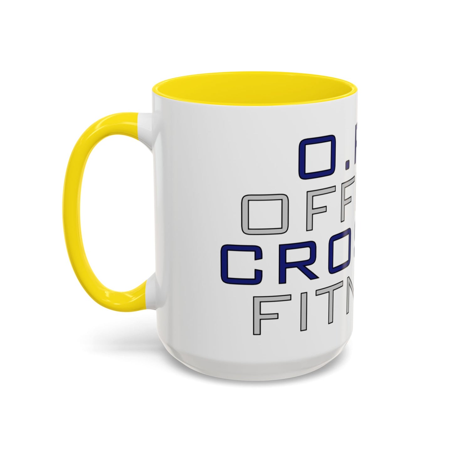 CrossFit Official Fitness Accent Coffee Mug – D.F.W. Gym Motivational Coffee Cup (11/15oz)