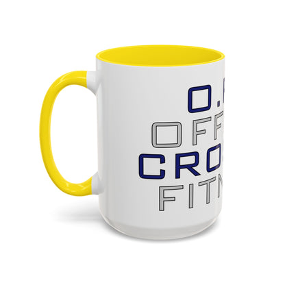 CrossFit Official Fitness Accent Coffee Mug – D.F.W. Gym Motivational Coffee Cup (11/15oz)