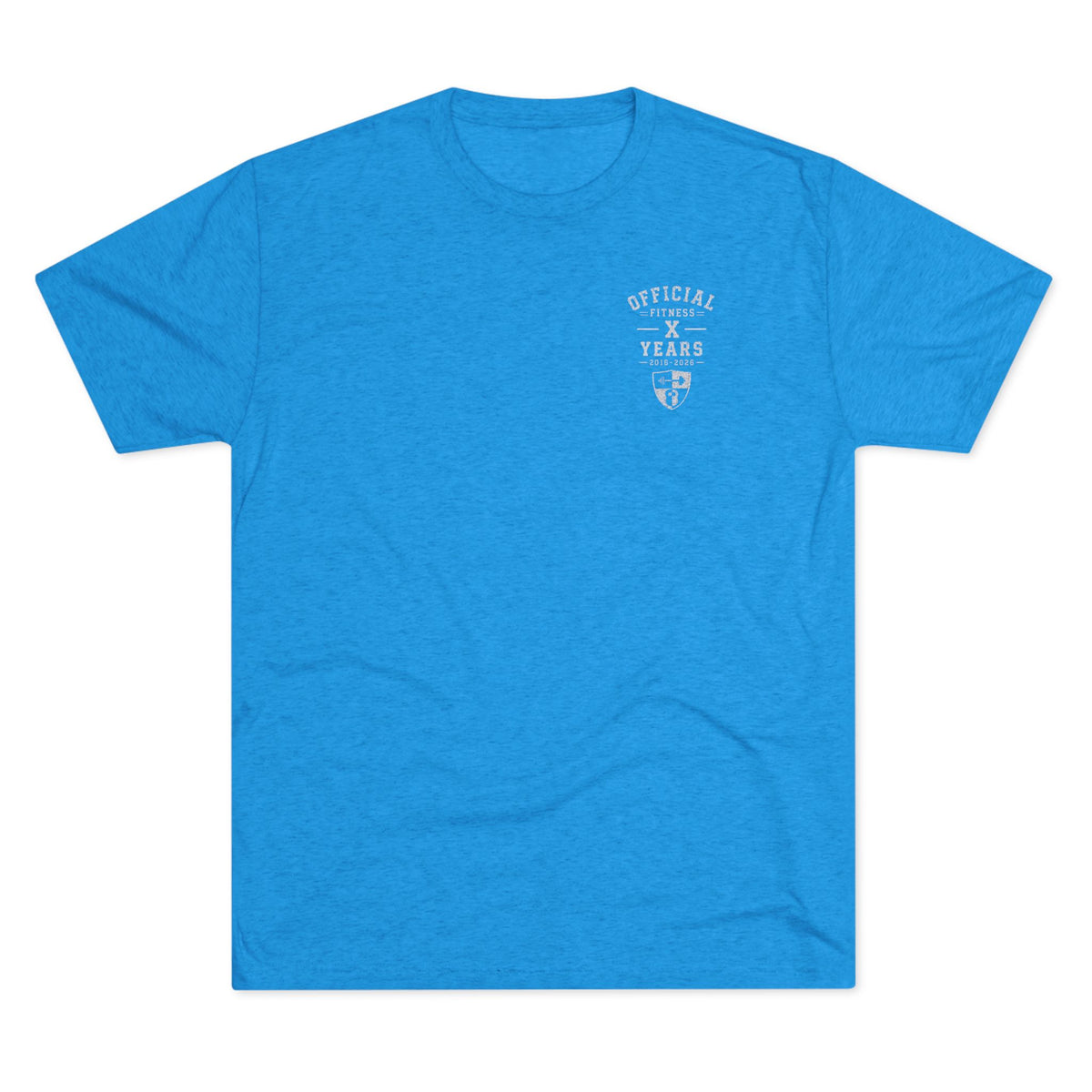 Crew Tee - 'Official' Ten Year Anniversary Vintage Shield Logo Chest Pocket T-Shirt